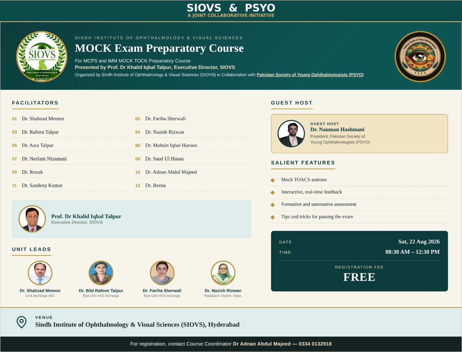 IMM FCPS and MCPS MOCK Exam Preparatory Course